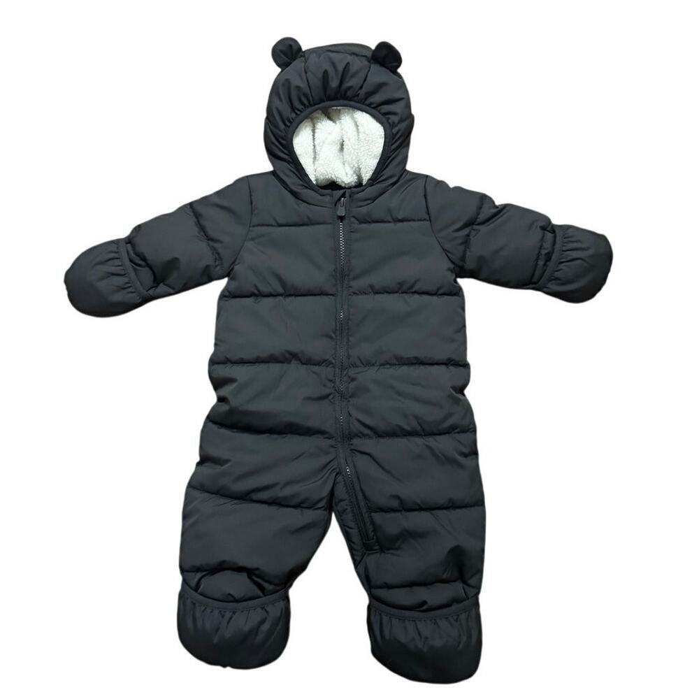 Baby GAP ColdControl Max Puffer Snowsuit 3–6M Bear Ear Hood